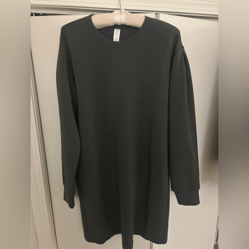 SPANX Women's Long Sleeve Dress in Olive